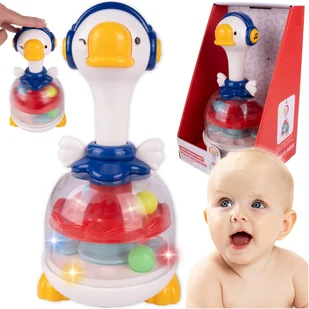 Bączek z Kuleczkami Karuzelka Wirujące Kulki Kręciołek - Zabawki zręcznościowe - miniaturka - grafika 1