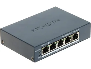 SWITCH POE DS-3E1505P-EI/M 4-PORTOWY Hikvision DS-3E1505P-EI/M - Switche - miniaturka - grafika 1