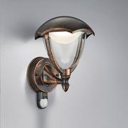 Lampy ogrodowe - Trio Leuchten Lampa zewnętrzna Gracht LED, czujnik ruchu, rdzawa - miniaturka - grafika 1