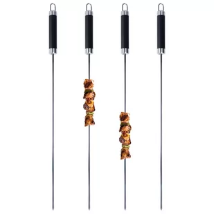 Szpikulce do szaszłyków stalowe 47 cm 4 szt. szampury - Akcesoria do grilla - miniaturka - grafika 1