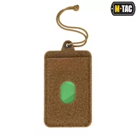 Odzież taktyczna i umundurowanie - M-Tac - Panel na naszywki z kieszenią na karty ID ze smyczą - Coyote - 10118005 - miniaturka - grafika 1