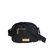 Torebki damskie - Torebka listonoszka Monnari czarna pikowana sportowa - miniaturka - grafika 1