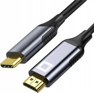 Adaptery i przejściówki - Adapter USB Co2 CO2 KABEL USB-C HDMI PRZEJŚCIÓWKA ADAPTER HUB USB TYP C DO HDMI MHL 4K 60HZ 2M - miniaturka - grafika 1