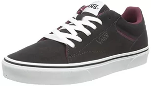 Vans Męskie trampki Seldan, (zamsz) Raven/biały, rozmiar 6,5, Zamsz kruk biały, 40 EU - Trampki męskie - miniaturka - grafika 1