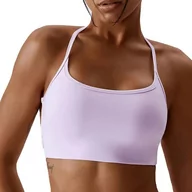 Koszulki i topy damskie - Top sportowy z odkrytymi plecami - Fioletowy XL - miniaturka - grafika 1
