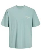 Koszulki męskie - Jack & Jones Koszulka w kolorze błękitnym - miniaturka - grafika 1