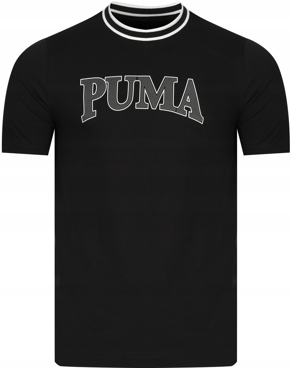 Koszulka męska PUMA - SQUAD Graphic Tee 678967-01 t-shirt CZARNY