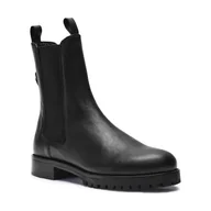 Botki damskie - Patrizia Pepe Skórzane sztyblety - miniaturka - grafika 1