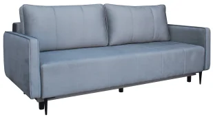 Szara rozkładana sofa z pojemnikiem W5-G59 - Sofy i kanapy - miniaturka - grafika 1