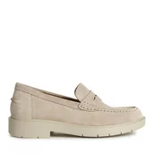 Półbuty damskie - Loafersy Geox D Spherica Ec1 B D65DKB 00022 C5004 Beżowy - miniaturka - grafika 1