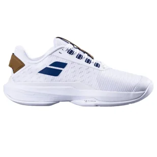 Damskie buty tenisowe Babolat Jet Tere 2 AC Wimbledon Women White/Blue Navy EUR 38,5 - Buty sportowe damskie Damskie buty tenisowe Babolat Jet Tere 2 AC Wimbledon Women White/Blue Navy EUR 38,5 - Buty sportowe damskie - miniaturka - grafika 1