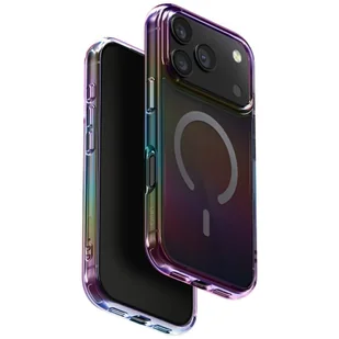 Etui UNIQ Iridescia do iPhone 17 Pro Magclick Charging midnight quartz - Etui i futerały do telefonów - miniaturka - grafika 1
