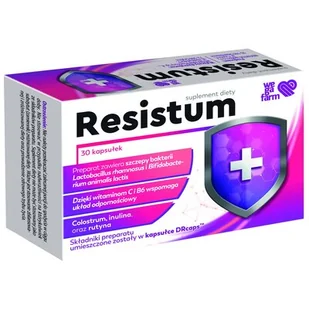 Suplement diety WEGAFARM Resistum (30 kapsułek) - Suplementy diety - miniaturka - grafika 1