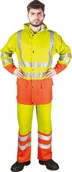Odzież robocza - KOMPLET OCHRONNY PRZECIWDESZCZOWY REIS KPLPUFLUO; ŻÓŁTO-POMARAŃCZOWY (XL) - miniaturka - grafika 1