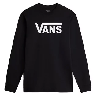 Koszulki męskie - Koszulka Vans Classic LS VN000K6HY281 - czarna - grafika 1