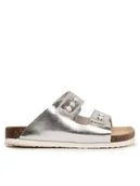 Buty dla dziewczynek - Primigi Klapki 3926111 M Srebrny - miniaturka - grafika 1