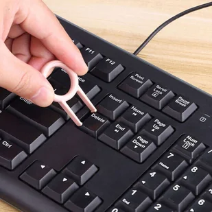 Czyścik Wielofunkcyjny zestaw czyszczący do słuchawek airpods klawiatur 7w1 Różowo-biały - Części i akcesoria do laptopów - miniaturka - grafika 10