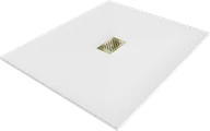 Brodziki prysznicowe - Mexen Hugo brodzik prostokątny SMC 130 x 100 cm, biały, maskownica złota - 42101013-G - miniaturka - grafika 1