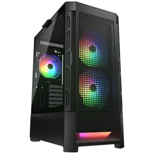 Obudowa COUGAR Airface RGB Czarny - Obudowy komputerowe - miniaturka - grafika 1