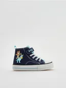 Buciki dla niemowląt - Reserved - Bawełniane trampki Bluey - granatowy - miniaturka - grafika 1