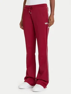 Guess Spodnie dresowe W5BB58 FL04W Bordowy Regular Fit - Spodnie sportowe damskie - miniaturka - grafika 1