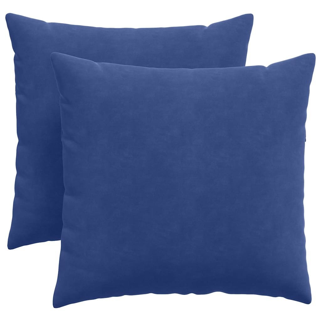 vidaXL vidaXL Poduszki na sofę 2 pcs Niebieski policyjny 45 x 45 cm