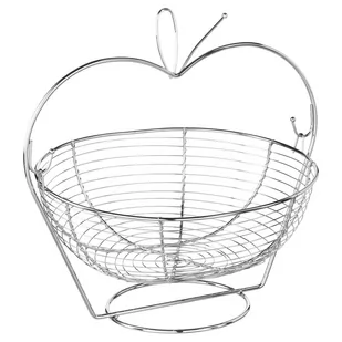 Secret de Gourmet Koszyk na owoce APPLE 33 cm metalowy 120327 - Kosze na owoce - miniaturka - grafika 1