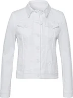 Kurtki damskie - BRAX Damska kurtka dżinsowa w stylu Miami Denim kurtka, biała, 46, biały, 46 - miniaturka - grafika 1