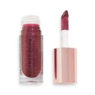 Błyszczyki do ust - Makeup Revolution Shimmer Bomb połyskujący błyszczyk do ust odcień Gleam 4.6 ml - miniaturka - grafika 1