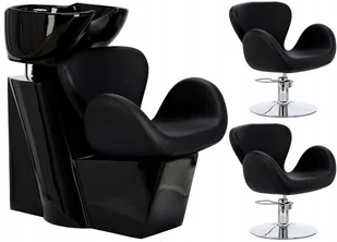 Zestaw myjnia fryzjerska fotel fryzjerski armatura - Myjki fryzjerskie - miniaturka - grafika 1
