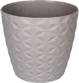 Donice - Crystal matt doniczka z recyklingu 30 cm,kamienny szary - miniaturka - grafika 1