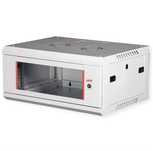 ROLINE Wandgeh�use Basic Plus 48,26cm 19-Zoll 4HE 600x450 BxT grau 26.21.0122 - Szafy rack - miniaturka - grafika 1