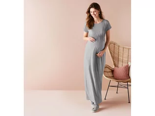 Odzież ciążowa - esmara Sukienka ciążowa maxi z bawełną organiczną - grafika 1