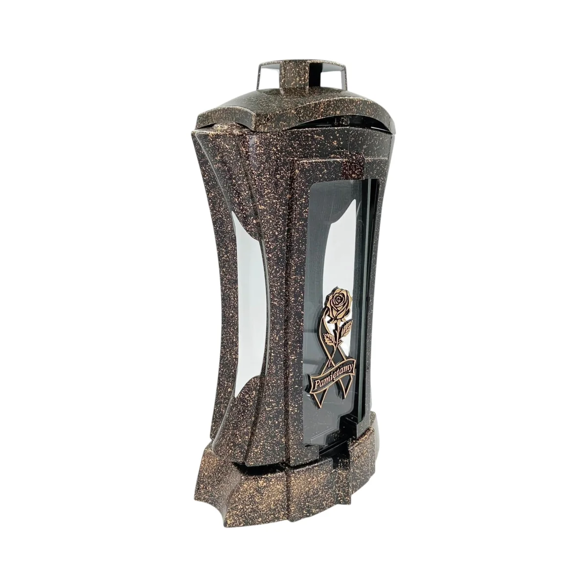 Znicz czarno-złoty - róża - pamiętamy - Sydney 3 - 35 cm - LS18