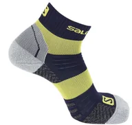 Skarpetki sportowe męskie - SKARPETY SALOMON QUEST LOW 402757 LIME - miniaturka - grafika 1