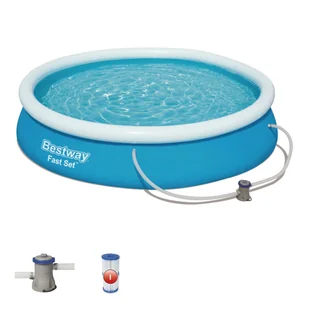 Bestway Basen rozporowy z filtrem 366 x 76 cm, 57274 - Baseny ogrodowe - miniaturka - grafika 5
