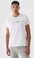 Koszulki męskie - Męska koszulka bawełniana 4F M2482 casualowy T-SHIRT sportowy R. XXL - miniaturka - grafika 1