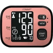 Ciśnieniomierze i akcesoria - VITAMMY Ultra Cosmo Rose Gold Black Ciśnieniomierz naramienny 22- 42 cm z zasilaczem i IHB - miniaturka - grafika 1