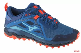 Buty trekkingowe męskie - Buty do biegania MIZUNO WAVE MUJIN 8(M) MBLUE/ALGIERSB/GRENADINE - grafika 1