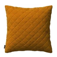 Poszewki na poduszki - Dekoria Poszewka Kinga pikowana 43 x 43 cm miodowy 43 × 43 cm Velvet 147-704-23 - miniaturka - grafika 1