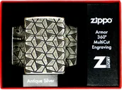 Trafika - Zapalniczka Zippo Geometric Pattern Armor 60006120 - miniaturka - grafika 1