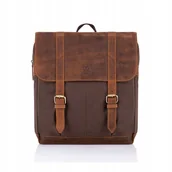 Plecaki - Duży Męski Plecak Vintage Paolo Peruzzi T-29-BR - miniaturka - grafika 1