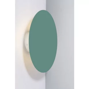 Zielony kinkiet talerz 25 cm - V049-Saskia - Lampy ścienne - miniaturka - grafika 1