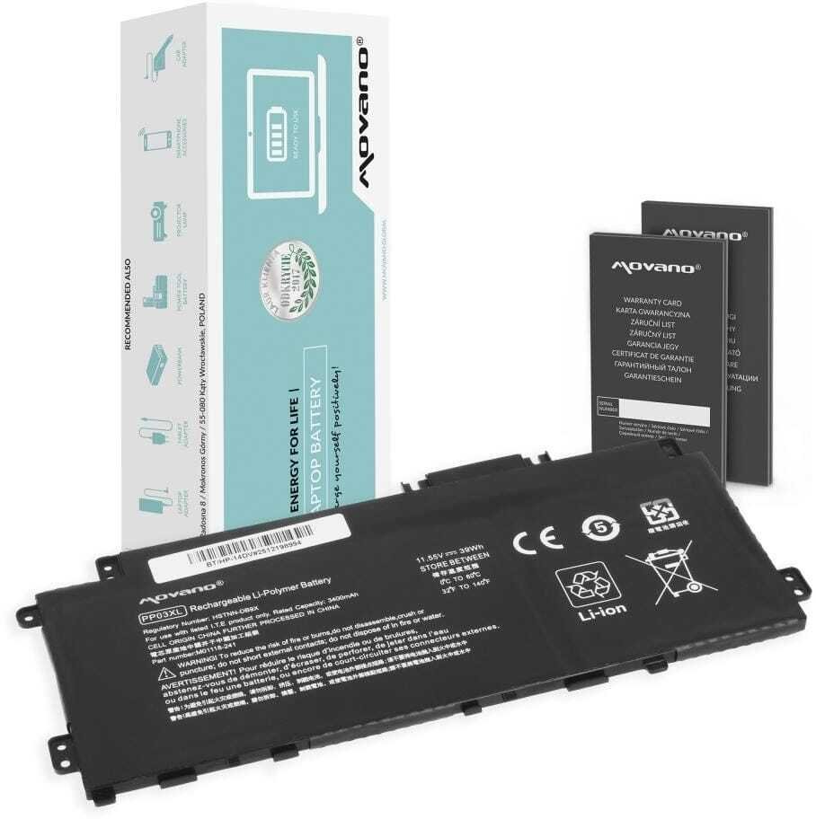 Bateria Movano Bateria Movano do HP Pavilion 13-bb, 14-dv, 14-ec, x360 14-dw