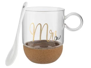 Fl1 KUBEK SZKLANY NA KORKOWEJ PODSTAWCE MRS 240 ML 30R-KUB-240/2402 - Kubki - miniaturka - grafika 1