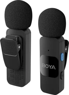 Boya BY-V1 Bezprzewodowy mikrofon krawatowy mini do iPhone'a Androida Live - Mikrofony komputerowe - miniaturka - grafika 1