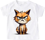 Koszulki dla dziewczynek - Koszulka z kotem kotek20 - miniaturka - grafika 1