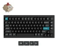 Klawiatury - Keychron Q1 Ultra 8K klawiatura Gaming USB + RF Wireless + Bluetooth Czarny - miniaturka - grafika 1