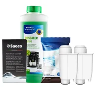 Akcesoria i części do ekspresów do kawy - Zestaw do Ekspresu Philips Saeco Filtr AL-Inte+ 2szt, Verde 500ml, CA6705/60 Środek do Obiegu Mleka - miniaturka - grafika 1