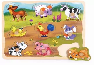 Brimarex Top Bright Puzzle drewniane pinezki domowe 1586377 - Puzzle - miniaturka - grafika 1